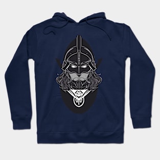 serious warrior Hoodie